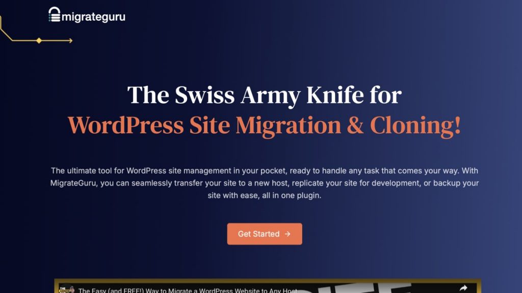 En İyi 6 WordPress Site Taşıma Eklentisi - Gnet Migrate Guru