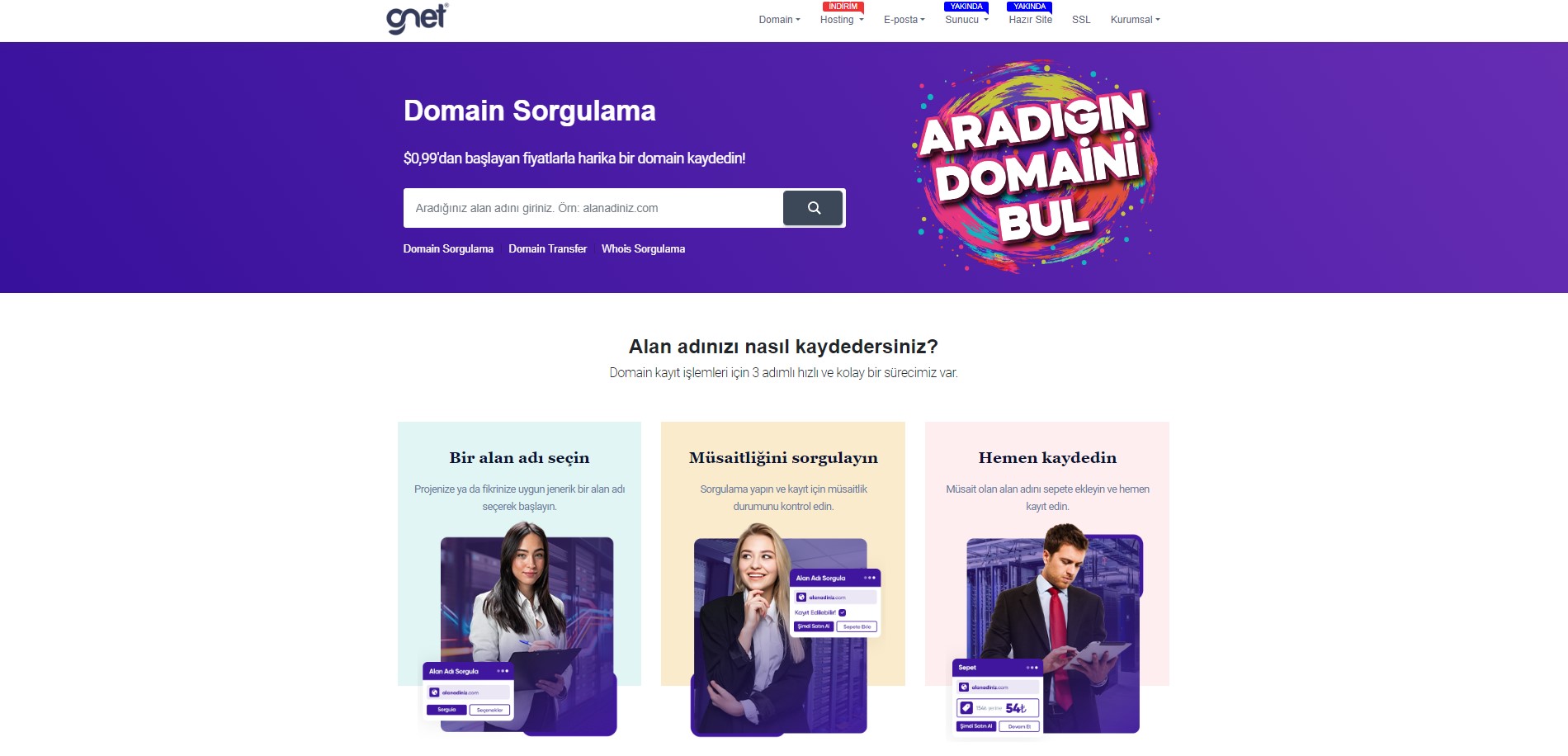 Domain Nedir? - Gnet Gnet.tr Domain Sorgulama