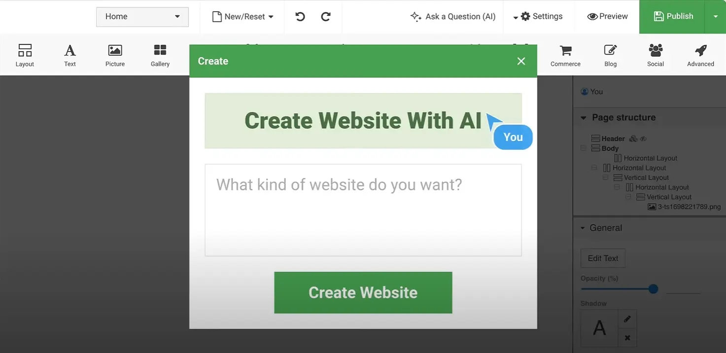 Orvyo AI Website Builder ile dakikalar içinde web sitesi oluşturun